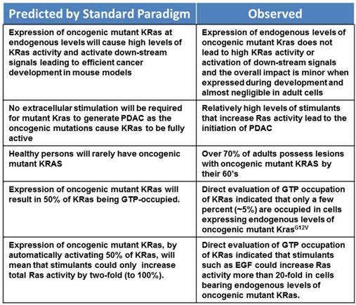 The Significance of Ras Activity in Pancreatic Cancer Initiation